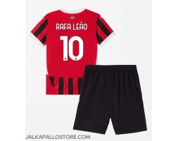 AC Milan Rafael Leao #10 Kotipaita Lapsille 2024-25 Lyhythihainen (+ shortsit)